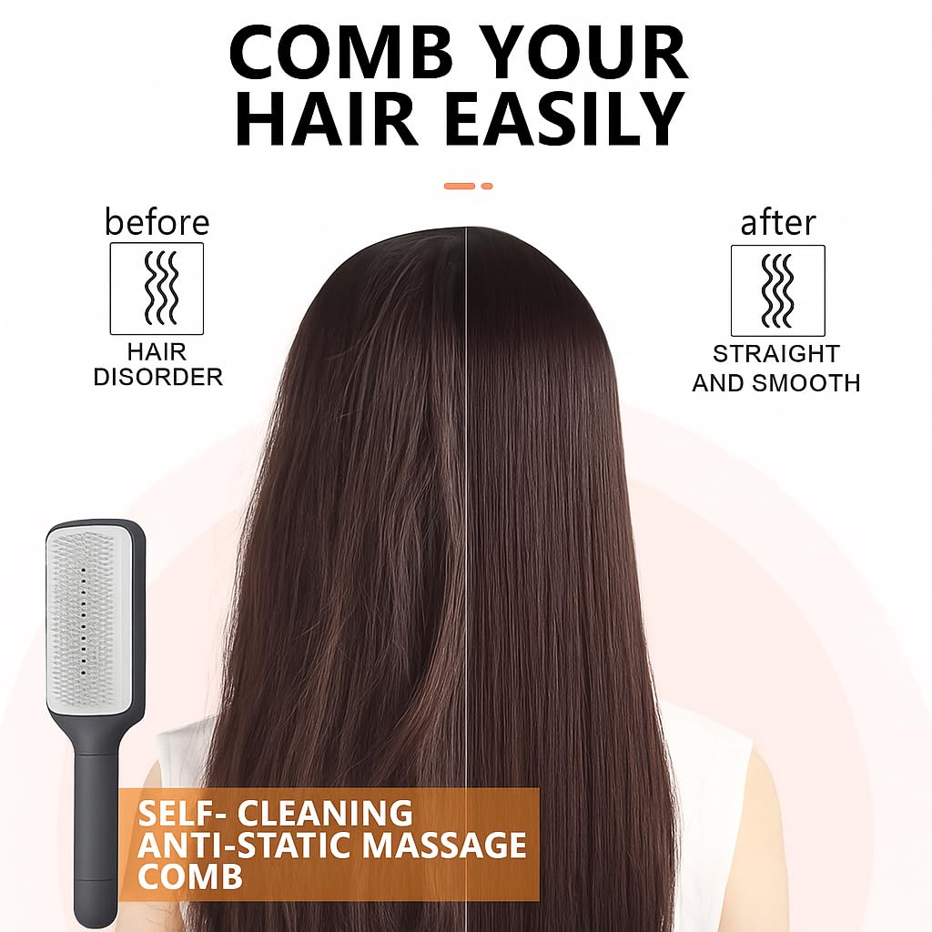 Tressy Self Cleaning Hair Brush
